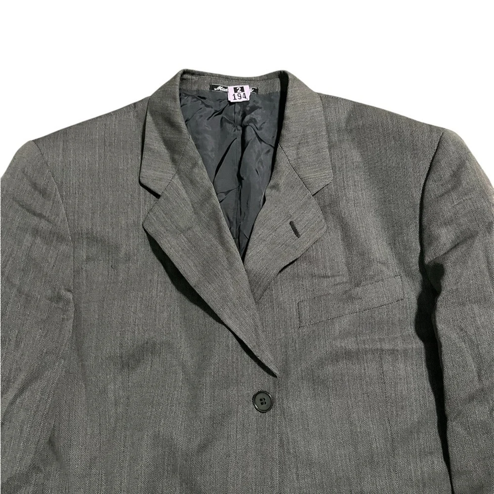 Calvin Klein pure Virgin Wool Gray Blazer